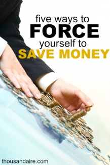 If you have trouble saving money there are many ways you can 