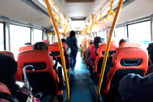 People inside public bus