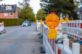 safety barrier on the road