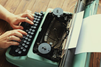 antique typewriter