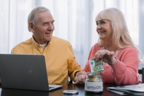 senior couple planning for retirement