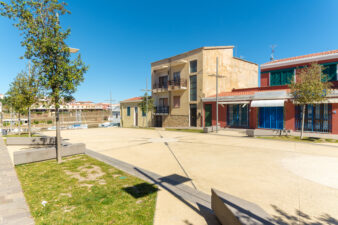 Small square in a village