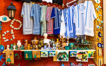 Wall of souvenirs