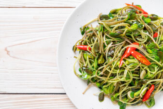 plate of veggie noodles