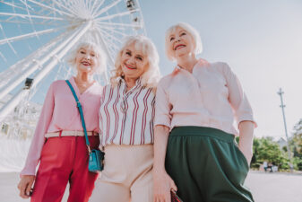 Older women at a carnival