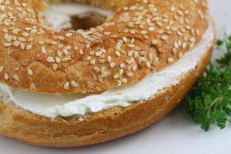 Bagel with cream cheese