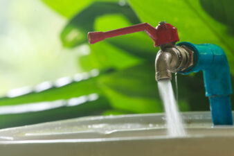 Faucet and water