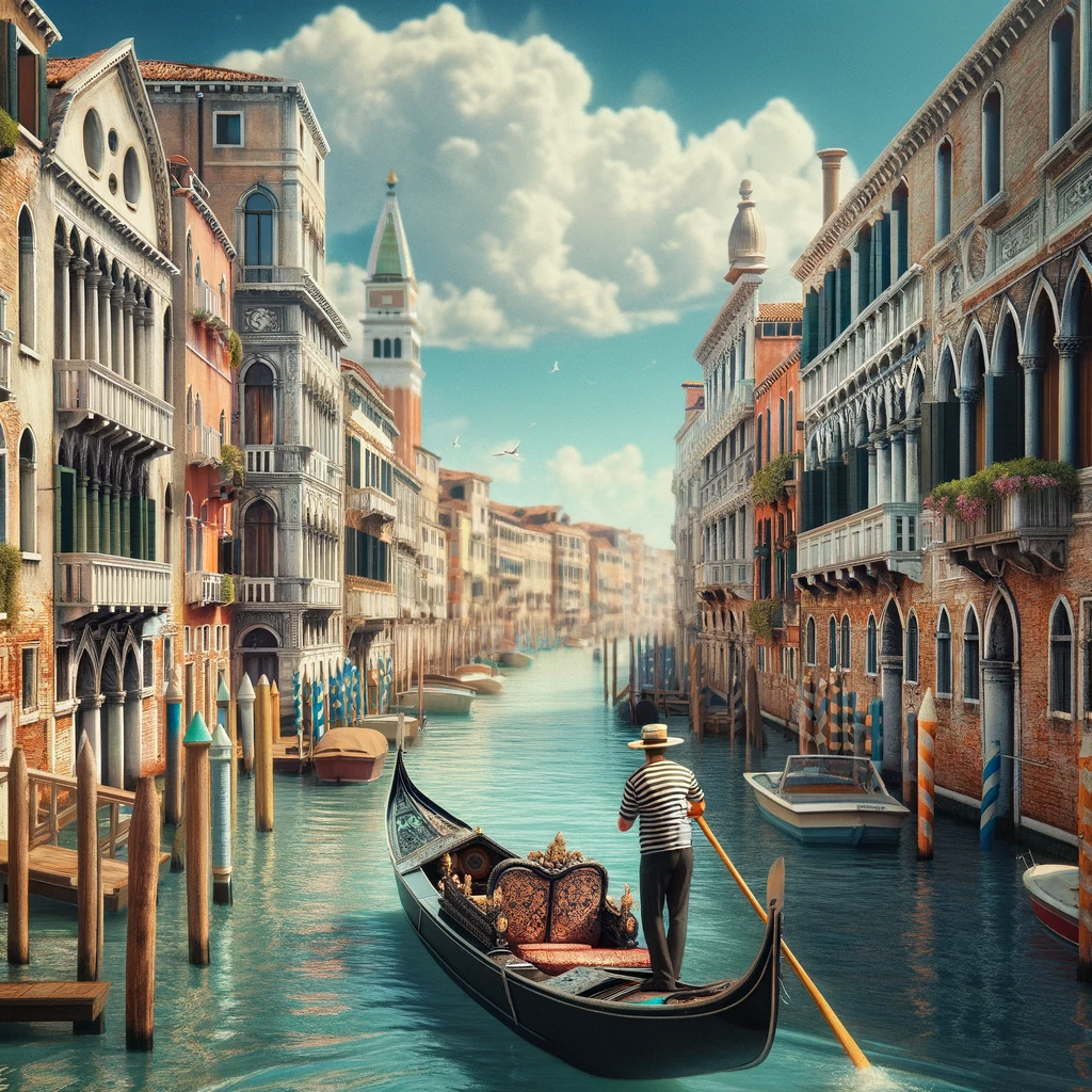 illustration of Venice, Italy