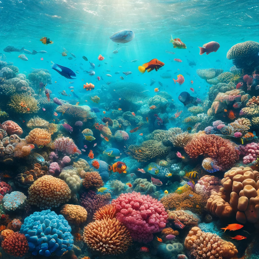 illustration of Great Barrier Reef, Australia