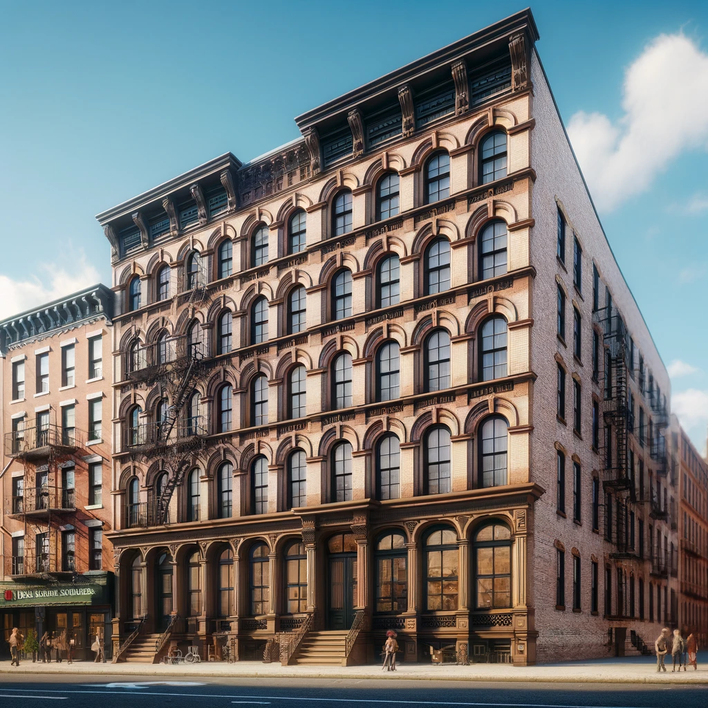 illustration of Tenement Museum in New York