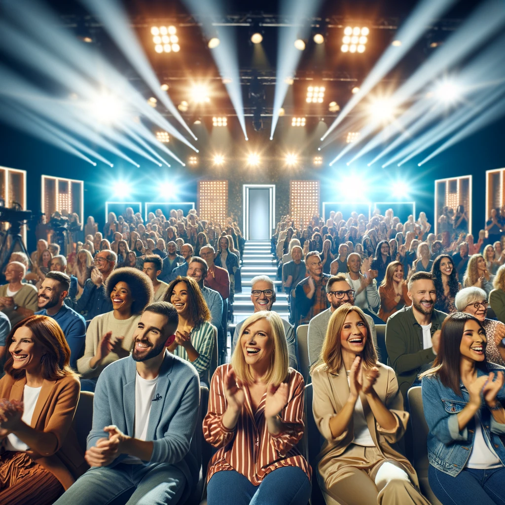 illustration of live studio audience