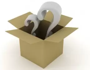 question in a box