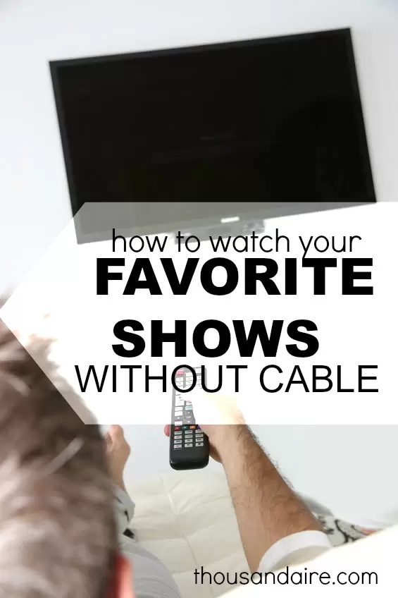 Sick of your cable bill but want to keep your favorite shows? I've got four alternatives plus an awesome eliminating cable rap video for ya!