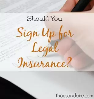 legal insurance, signing up for legal insurance, insurance tips