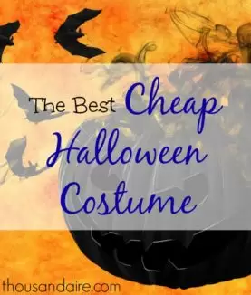 cheap halloween costume, affordable halloween costume, frugal halloween