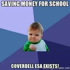 "Success Kid" loves the Coverdell ESA