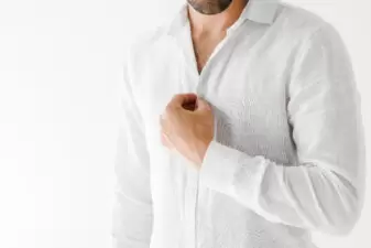 man in white button up shirt