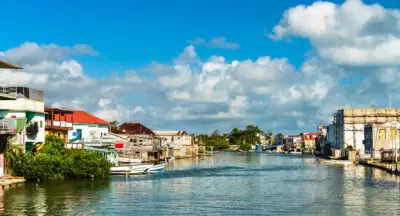 Haulover Creek in Belize City