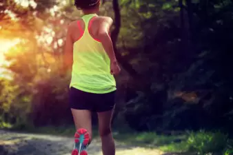 woman on a jog