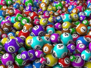 random sized lottery balls