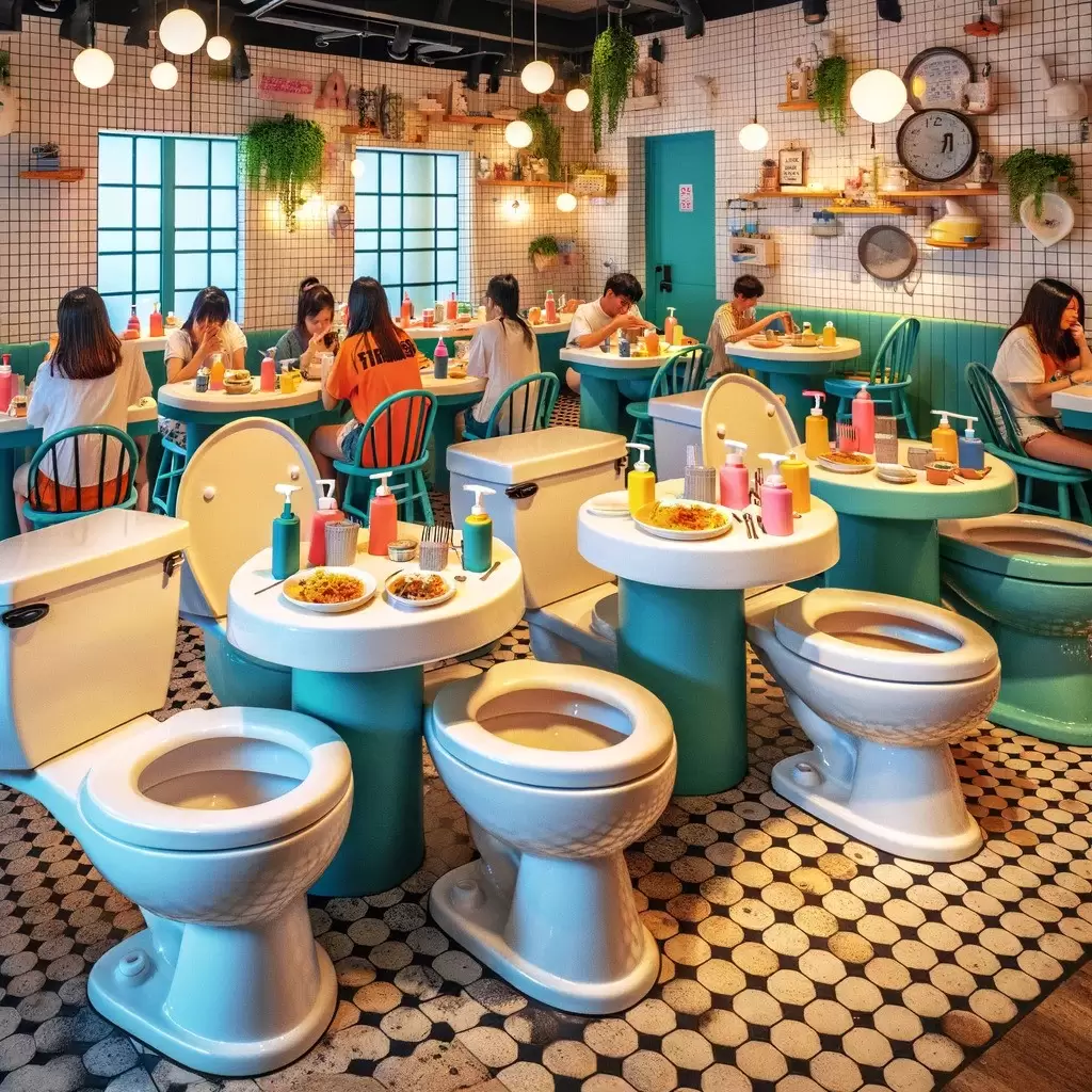 toilet restaurant