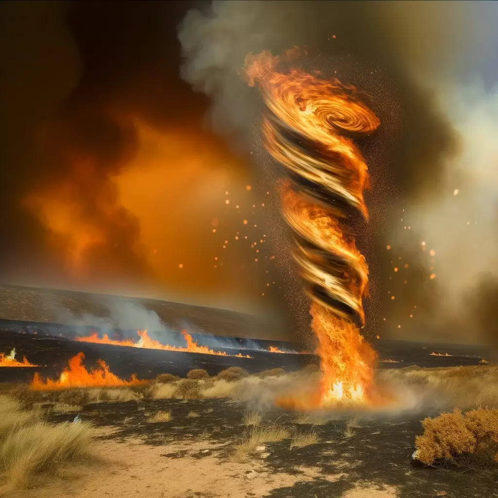 fire whirl tornado