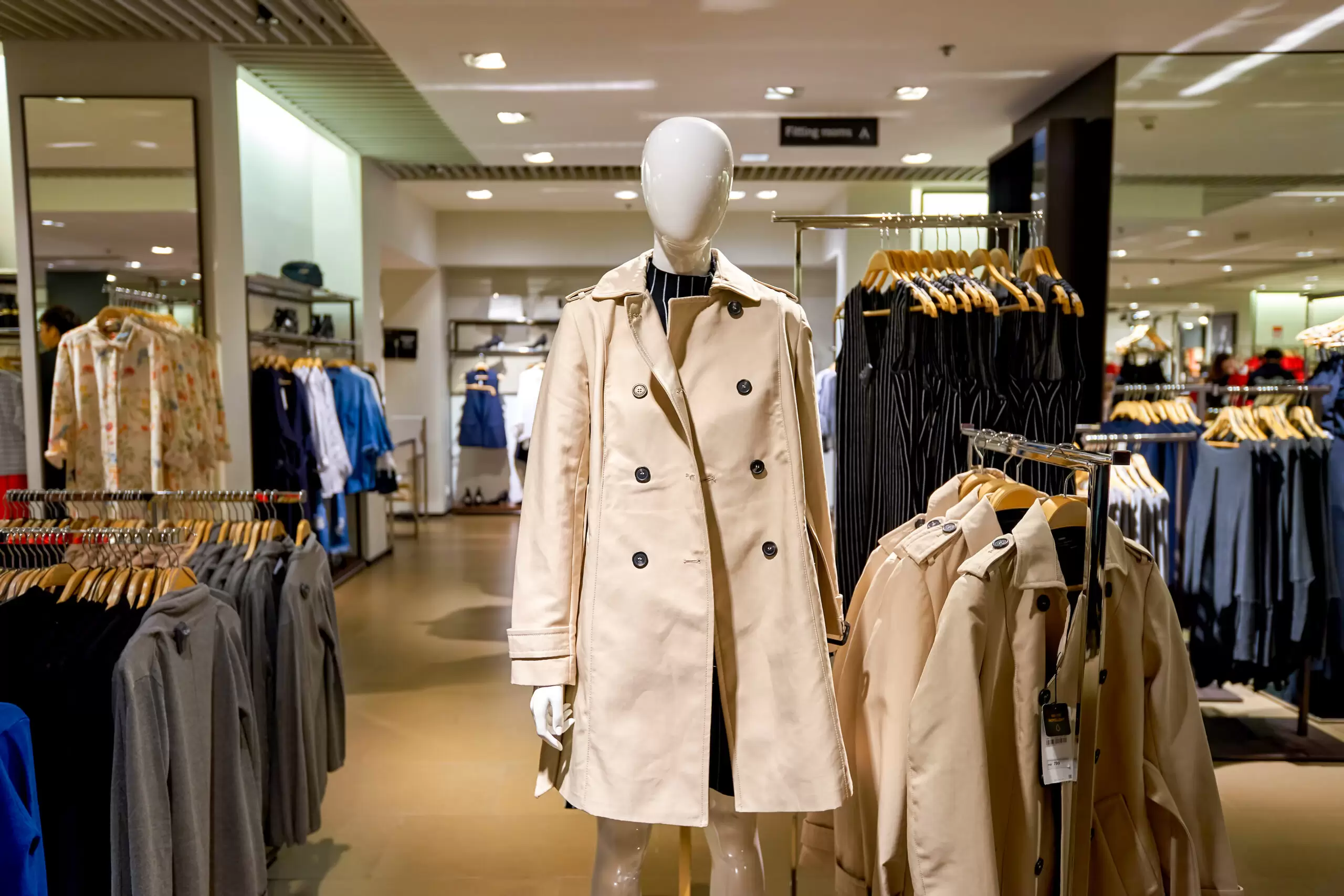 HONG KONG - JANUARY 27, 2016: inside of Zara store at Elements Shopping Mall. Elements is a large shopping mall located on 1 Austin Road West, Tsim Sha Tsui, Kowloon, Hong Kong